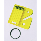 Plaqueta Porta Chaves P claviculário Com Visor Kit C 250