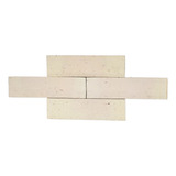 Plaqueta Revestimento Rustico Brick Tijolinho 1m Bianco