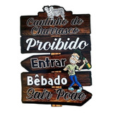 Plaquinha Cantinho Do Churrasco