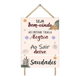 Plaquinha Decorativa Para Pendurar