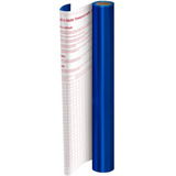 Plastico Adesivo 45cmx10m Metalico Azul Pp 0 08