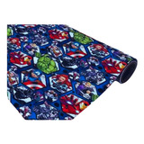 Plástico Adesivo Avengers 45cm X 10m Vmp tac