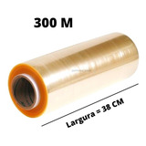 Plastico Filme Pvc 38cm X 300m Rolo Bobina Resistente