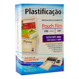 Plástico Para Plastificação Mares Cnpj 121x191 0 05mm 100un