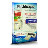 Plástico Para Plastificação Ofício 226x340 0 05mm 100un