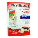 Plástico Para Plastificação Polaseal A4 220x307 0 07mm 50un