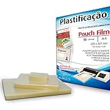 Plástico Para Plastificação Pouch Film Mares 53210 Multicor A4 Pacote De 50