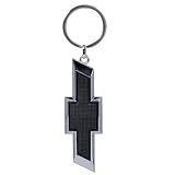 Plasticolor Chaveiro 004577R01 Chevrolet Texturizado Preto E Cromado Gravata Borboleta Esmaltado Preto E Cromado 4 25 X 1 12 