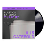 Plasticos Vinil Lp Gatefold 0 15 Semi Grosso   100 Unidades