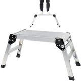 Plataforma De Alumínio Dobrável 150kg 76x30x48cm Starfer