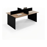 Plataforma De Trabalho Escritório Ilha 4 Lugares 1 80x1 20