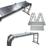 Plataforma Para Escada Multifuncional 4x4 Starfer Apoio Suporte Seguro Ideal Para Pintura E Trabalhos Em Altura