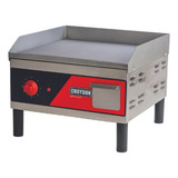 Plato Eléctrico Para Aperitivos Y Barbacoa 45x40 Cm Ce04 Croydon Croydon Churrasqueira Color Negro Y Rojo 220 V