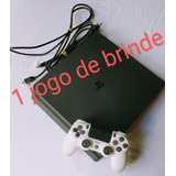 Play 4 Slim Pouco Uso Com Controle câmera Fone jogo