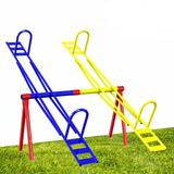 Playground 2x1 Gangorra Dupla Reforçada E Gira Gira Infantil