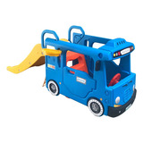 Playground 2x1 Ônibus Escorregador Importway C Kit Golf