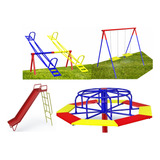 Playground Em Ferro Infantil Com Suporte