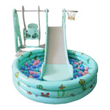 Playground Infantil 4x1 Com Piscina De