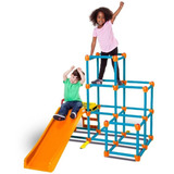 Playground Infantil Com Escalada E Escorregador