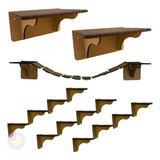 Playground Para Gato 12 Degraus 1 Ponte 2 Prateleiras