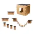 Playground Para Gatos 8 Pc Nicho Ponte Prateleira Degrau 
