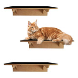 Playground Para Gatos Prateleira Step Gatos Grandes Kit C 3