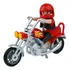 Playmobil 1000 Motociclista Com Capacete E Moto