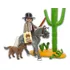 Playmobil 1003 Xerife Velho Oeste Cavalo Deserto Versão Do Personagem Xerife E Cavalo