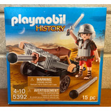 Playmobil 5392 Soldado Romano Com Besta 