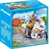 Playmobil 70051 Moto Médico Emergência Luz Led Intermitente