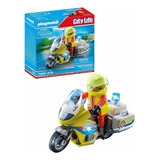 Playmobil 71205 Moto Emergências C Luz Intermitente Citylife