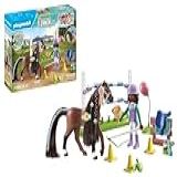 Playmobil 71355 Horses Of Waterfall Jumping Arena With Zoe And Blaze