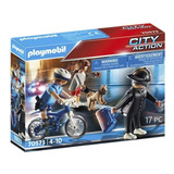 Playmobil City Action Policial De Bicicleta