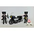 Playmobil City Moto De Polícia Preta E Policiais