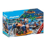 Playmobil Esconderijo Da Ilha Pirata - Pirates - 70556 Quantidade De Peças 120