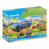 Playmobil Ferreiro Com Carro Country 2142 Sunny Brinquedos