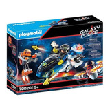 Playmobil Galaxy Police Com Moto Robo Policial 70020 Sunny