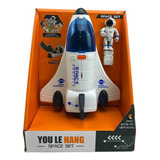 Playset Ônibus Espacial Com Luz E Som E Mini Figura Cor Azul