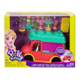 Playset Polly Boneca Loira E Food Truck 2 Em 1 Mattel
