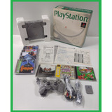Playstation 1 Fat Na Caixa Completo Com 10 Jogos E Memory Card
