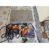Playstation 1 Fat Ps1 Tijolão Controle Jogo Video Game