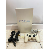 Playstation 2 Fat Edição Especial Pearl White Completo Crash Bandicoot 4 Em Ótimo Estado Funcionando Perfeitamente