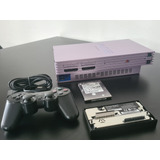 Playstation 2 Fat Sakura Rosa Com Hd Interno 500gb Lotado Controle Original Ps2 Rosa C Leitor 100 Sony Play 2 Japones Ps2 Sakura