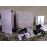 Playstation 2 Fat Sakura Rosa Na Caixa E Lacrado Vai Com Hd Com 332 Jogos Controle Original Ps2 Rosa C Leitor 100 Sony Play 2 Japones Ps2 Sakura
