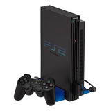 Playstation 2 Ps2 Fat Leitor 100   Controle Original 8 J0gs 