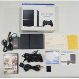 Playstation 2 Ps2 Slim Bloqueado Americano Caixa Manual