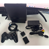 Playstation 2 Slim 77001 Matrix Opl Memory Card Controle Impecável 5 Jogos 