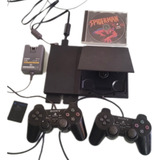 Playstation 2 Slim 79001 Destravado 2 Controles M Card Jogo Spider man