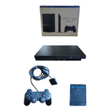 Playstation 2 Slim Completo Controle Memory Card Caixa