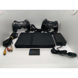 Playstation 2 Slim Console Video Game Sony Original Jogo Brinde